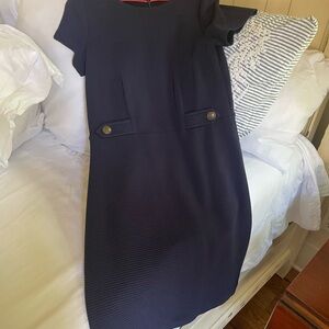 Boden Navy Midi Dress